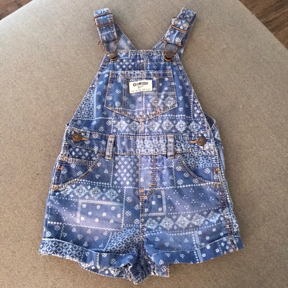 OSHKOSH B'GOSH® Baby Girl 18M Denim Jumper NWOT